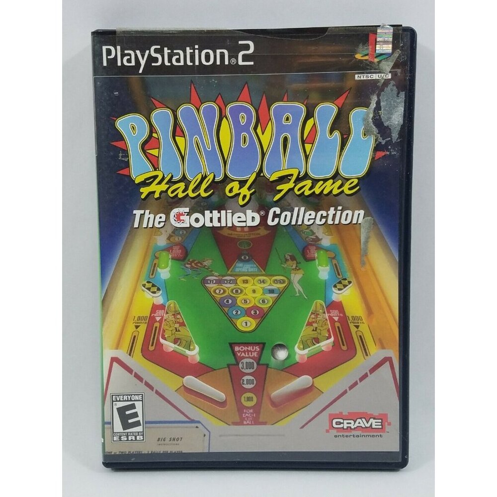 Pinball Hall of Fame The Gottlieb Collection PS2 Sony PlayStation 2 Complete